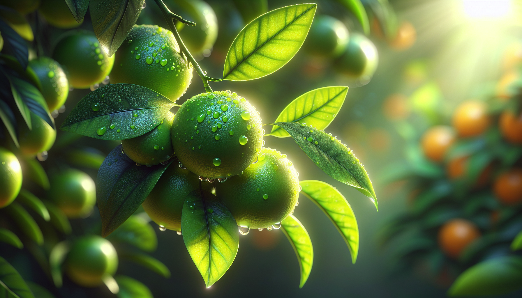 image Unripe Mandarin: Refresh Your Senses