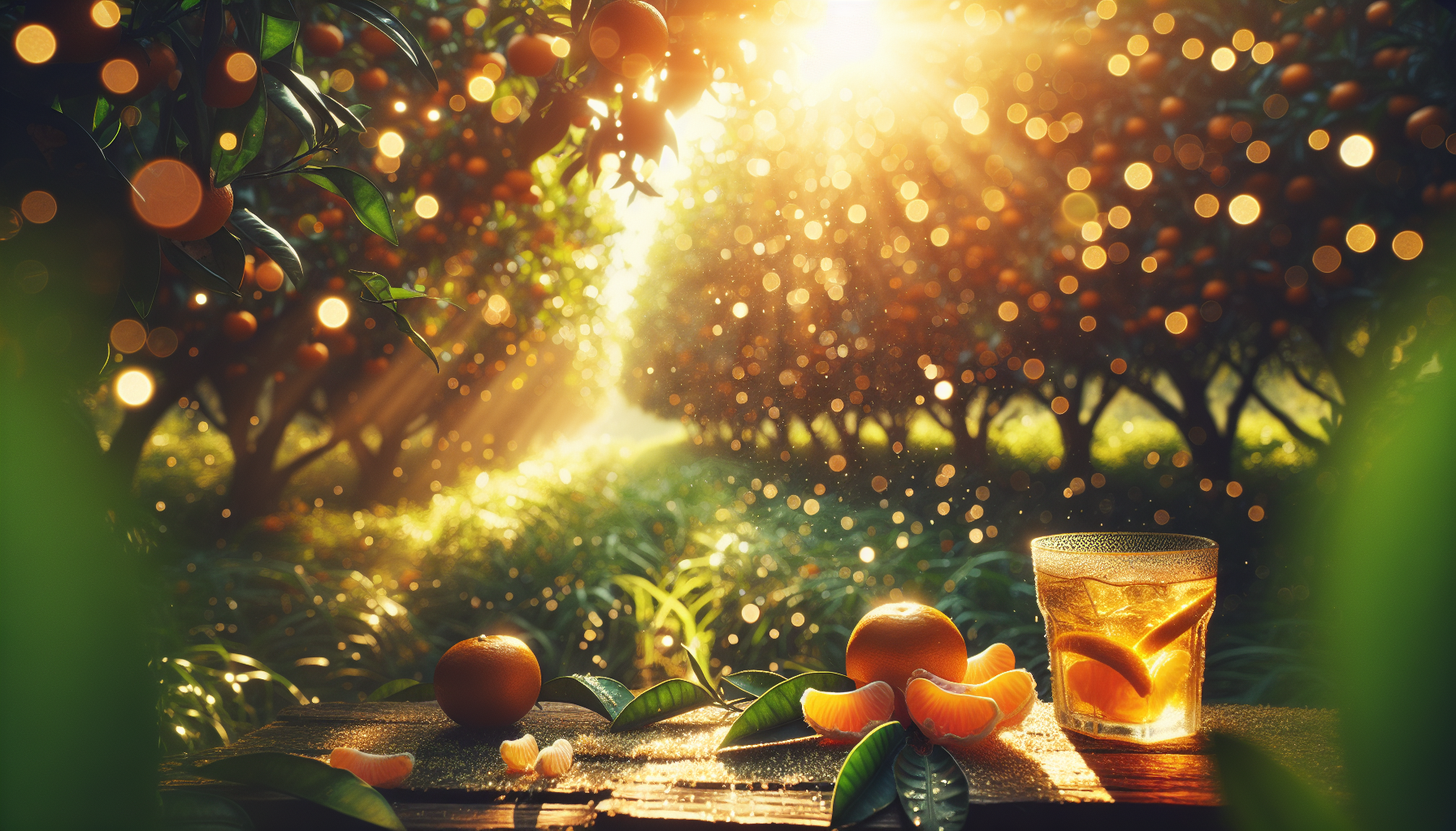 image Înălțător și calm cu mandarină!