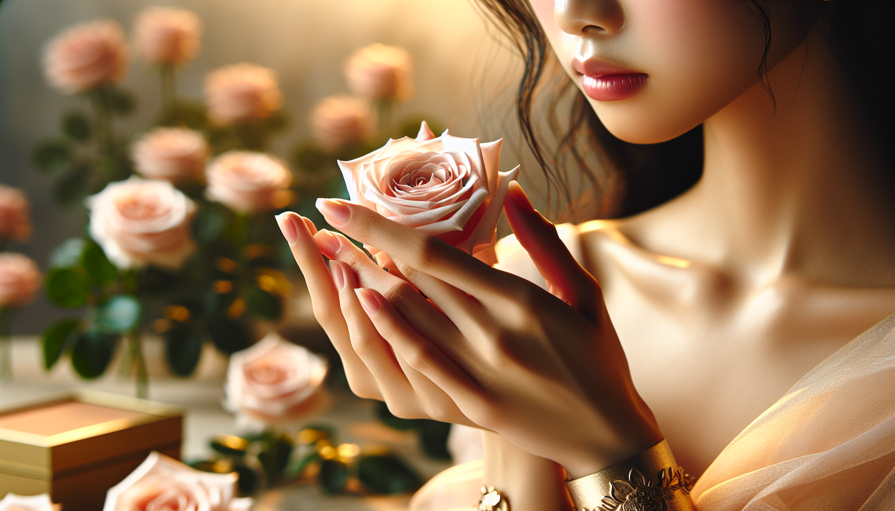 image Loțiune de mâini cu trandafir: Lux și iubire