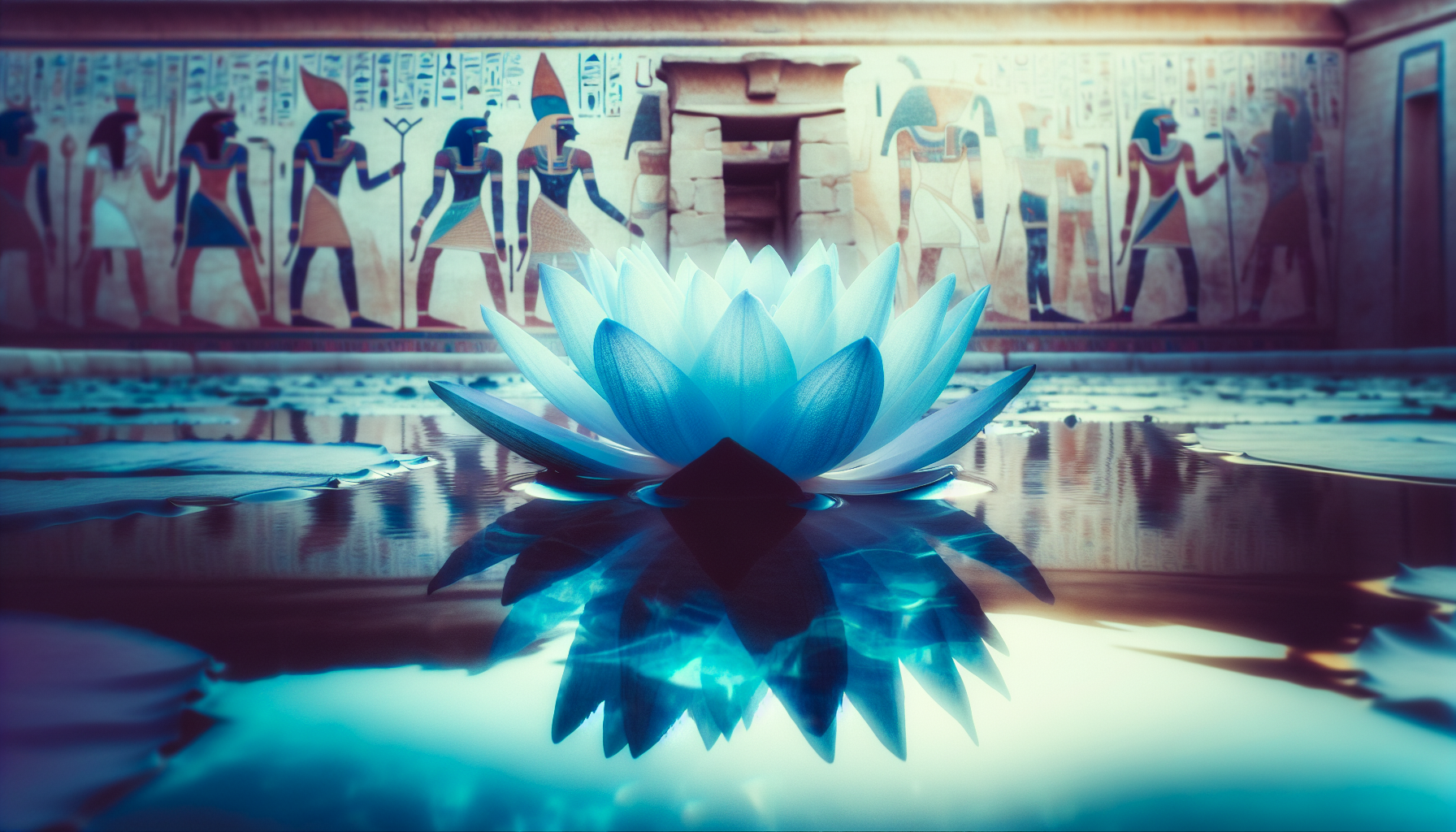 image Deblochează Frumusețea Antică: Lotus Albastru