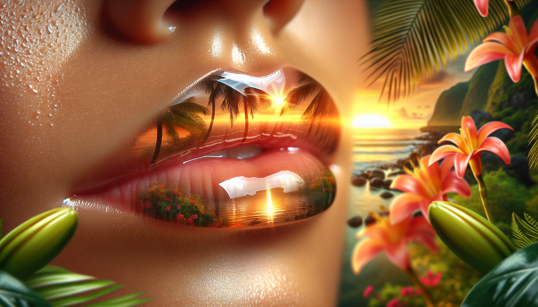 image Labios deliciosos, nutridos naturalmente