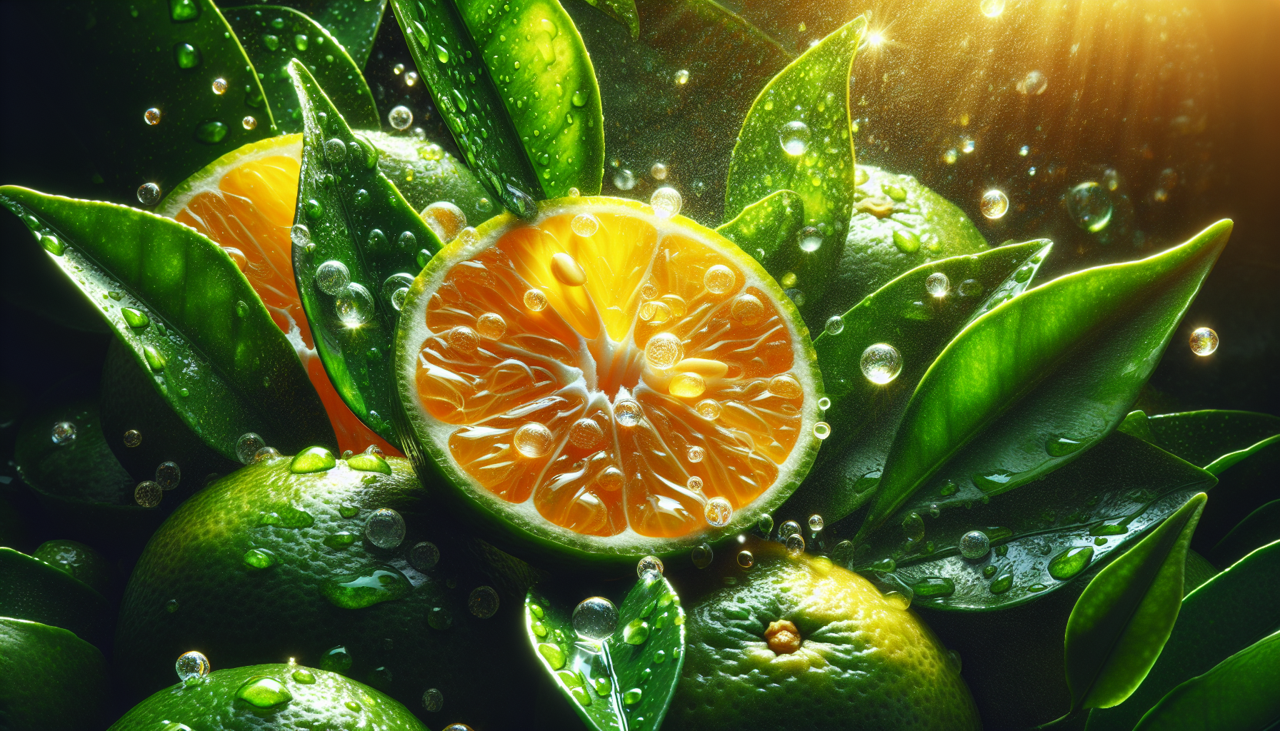 image Zesty Refreshment: Green Mandarin Oil