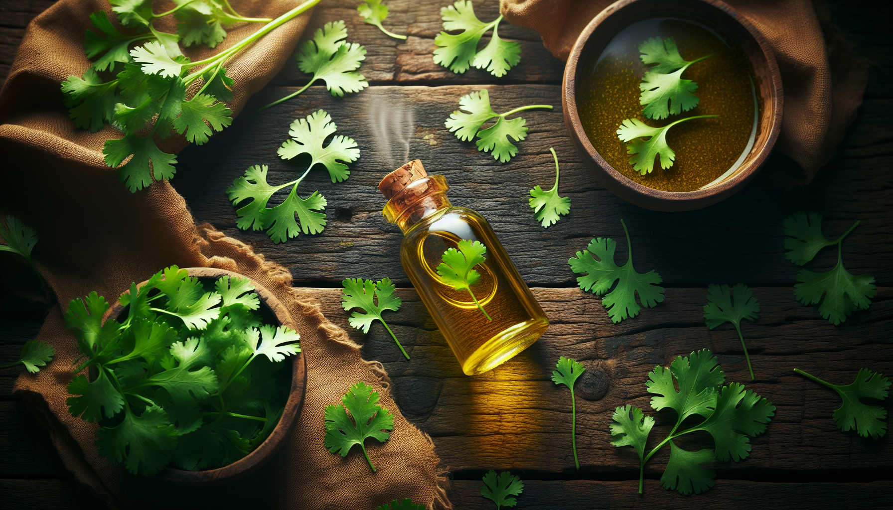 image Deblochează aroma: Ulei de coriandru!