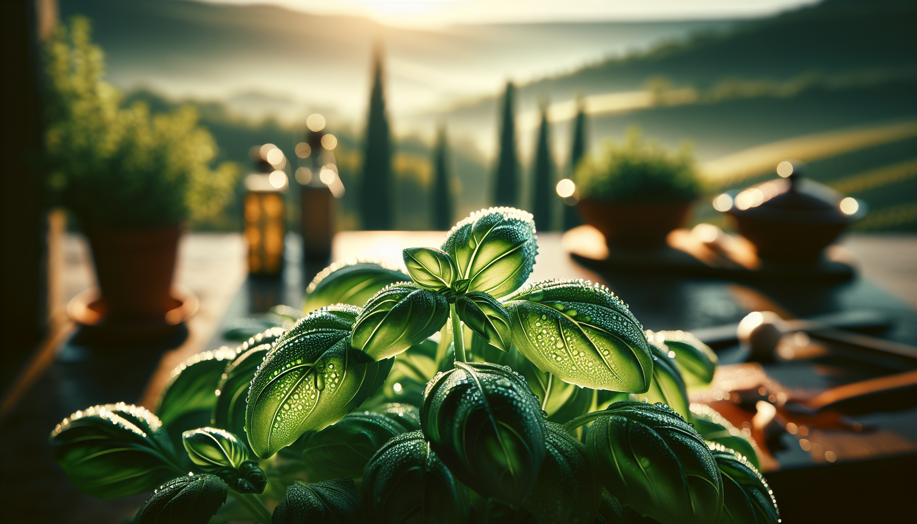 image Dezvăluie arome proaspete cu busuioc